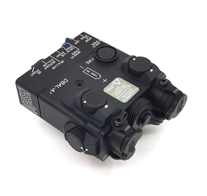 DBAL-A2 LED White weapon light + Red laser Lenses with Remote BK